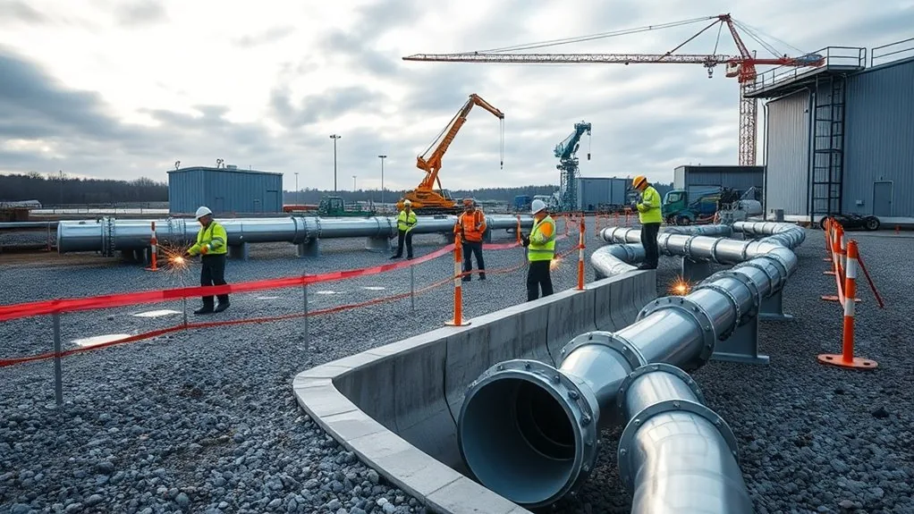 Gas & Oil Pipe Ducting & Installation in Snodland