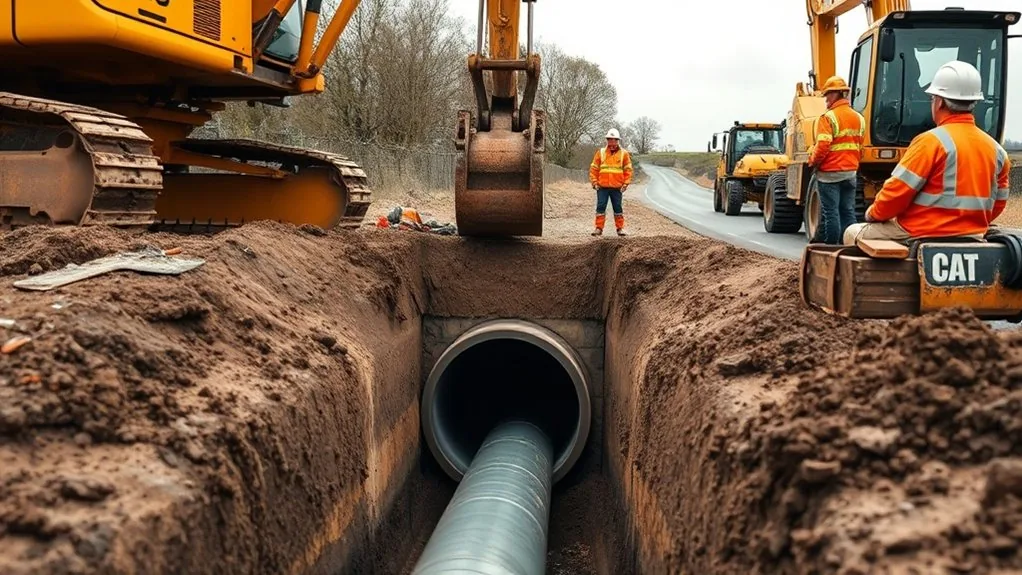 Pipe Ramming in Snodland | Driving Pipes Under Roads, Walls & Buildings